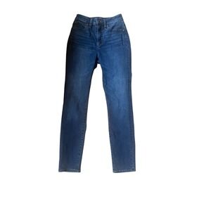 J.Crew Curvy High Rise Skinny‎ Jeans Dark Wash Denim Classic Size 24